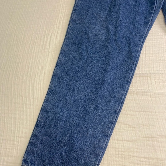 Women’s Cabelas Straight Leg Fleece Lined Insulated Jeans Blue Size 16 Regular - Picture 5 of 12